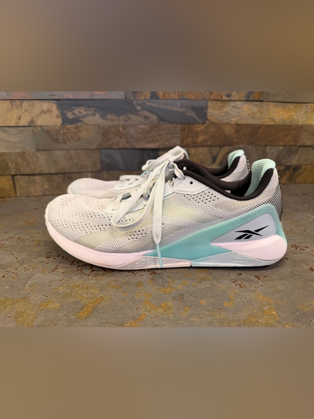 Reebok Nano X1 Women's White & Mint Training Shoe Size 10.5